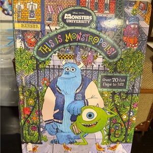 Monsters University "This Is Monstropolis" Lift-the-Flap Book